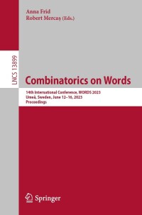 صورة الغلاف: Combinatorics on Words 9783031331794