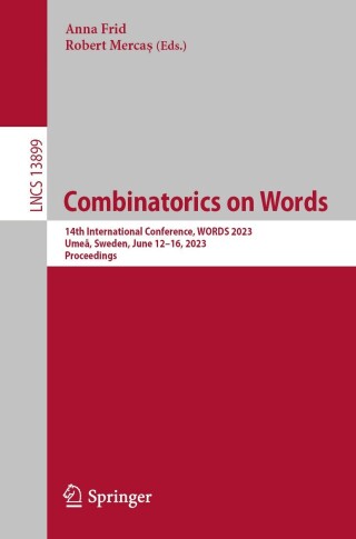 Cover image: Combinatorics on Words 9783031331794