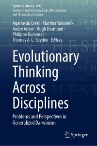 Cover image: Evolutionary Thinking Across Disciplines 9783031333576