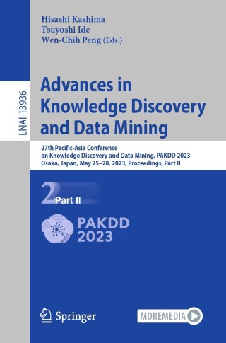 Cover image: Advances in Knowledge Discovery and Data Mining 9783031333767
