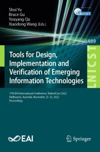 Cover image: Tools for Design, Implementation and Verification of Emerging Information Technologies 9783031334573