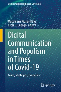 Cover image: Digital Communication and Populism in Times of Covid-19 9783031337154