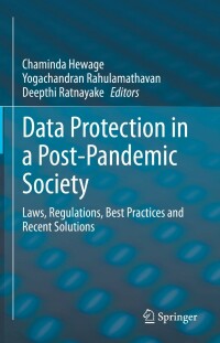 Cover image: Data Protection in a Post-Pandemic Society 9783031340055