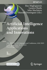 Omslagafbeelding: Artificial Intelligence  Applications  and Innovations 9783031341106