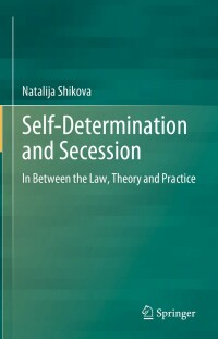 Cover image: Self-Determination and Secession 9783031343216