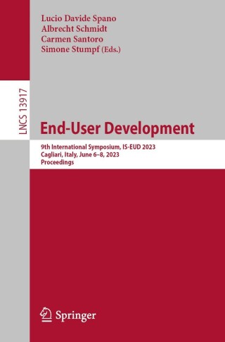 Imagen de portada: End-User Development 9783031344329