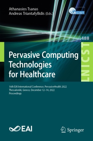 Cover image: Pervasive Computing Technologies for Healthcare 9783031345852