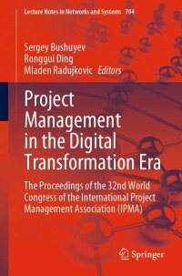 Imagen de portada: Project Management in the Digital Transformation Era 9783031346286