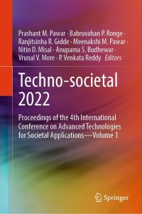 Cover image: Techno-societal 2022 9783031346439