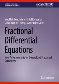 Immagine di copertina: Fractional Differential Equations 9783031348761