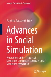 Cover image: Advances in Social Simulation 9783031349195