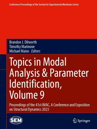 Cover image: Topics in Modal Analysis & Parameter Identification, Volume 9 9783031349416