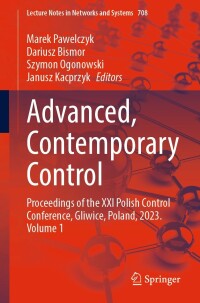 Cover image: Advanced, Contemporary Control 9783031351693