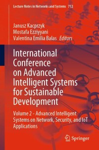 Titelbild: International Conference on Advanced Intelligent Systems for Sustainable Development 9783031352508