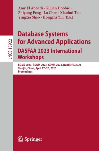 Imagen de portada: Database Systems for Advanced Applications. DASFAA 2023 International Workshops 9783031354144