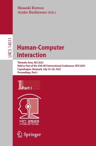 Imagen de portada: Human-Computer Interaction 9783031355950