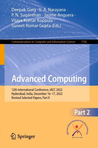 Immagine di copertina: Advanced Computing 9783031356438