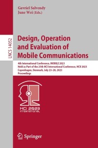 Imagen de portada: Design, Operation and Evaluation of Mobile Communications 9783031359200