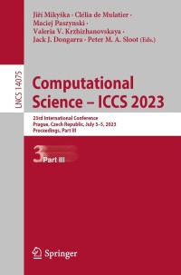 Cover image: Computational Science – ICCS 2023 9783031360237