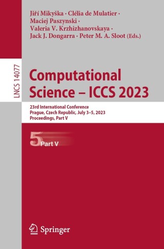 Immagine di copertina: Computational Science – ICCS 2023 9783031360299