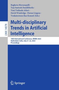 Cover image: Multi-disciplinary Trends in Artificial Intelligence 9783031364013