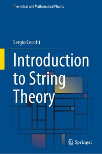 Cover image: Introduction to String Theory 9783031365294