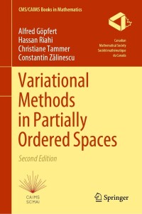 表紙画像: Variational Methods in Partially Ordered Spaces 2nd edition 9783031365331