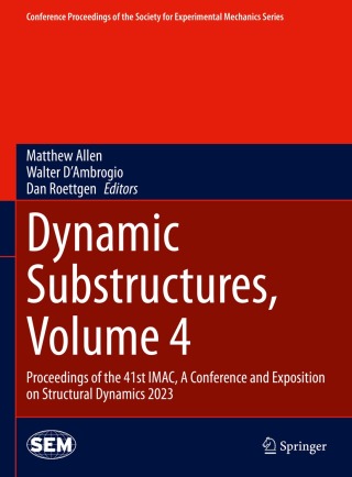 Cover image: Dynamic Substructures, Volume 4 9783031366932