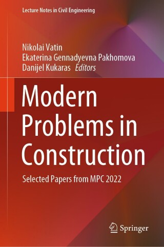 Cover image: Modern Problems in Construction 9783031367229