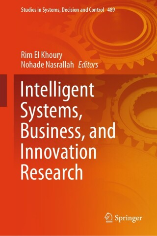 Cover image: Intelligent Systems, Business, and Innovation Research 9783031368943