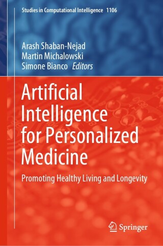 Cover image: Artificial Intelligence for Personalized Medicine 9783031369377