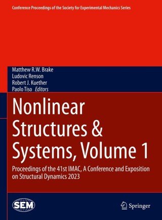 Cover image: Nonlinear Structures & Systems, Volume 1 9783031369988