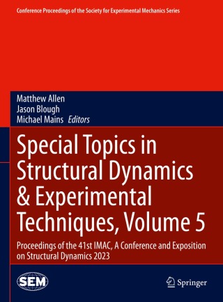 Immagine di copertina: Special Topics in Structural Dynamics & Experimental Techniques, Volume 5 9783031370069