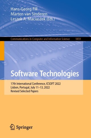 表紙画像: Software Technologies 9783031372308