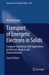 Imagen de portada: Transport of Energetic Electrons in Solids 4th edition 9783031372414