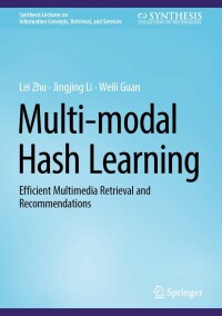 Cover image: Multi-modal Hash Learning 9783031372902