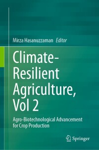 Cover image: Climate-Resilient Agriculture, Vol 2 9783031374272