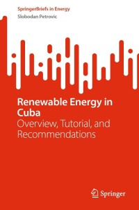 Immagine di copertina: Renewable Energy in Cuba 9783031374722