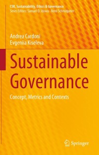 Immagine di copertina: Sustainable Governance 9783031374913