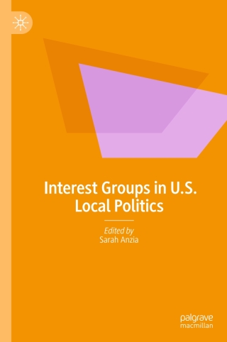 Titelbild: Interest Groups in U.S. Local Politics 9783031376252