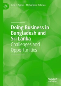 Cover image: Doing Business in Bangladesh and Sri Lanka 9783031378218