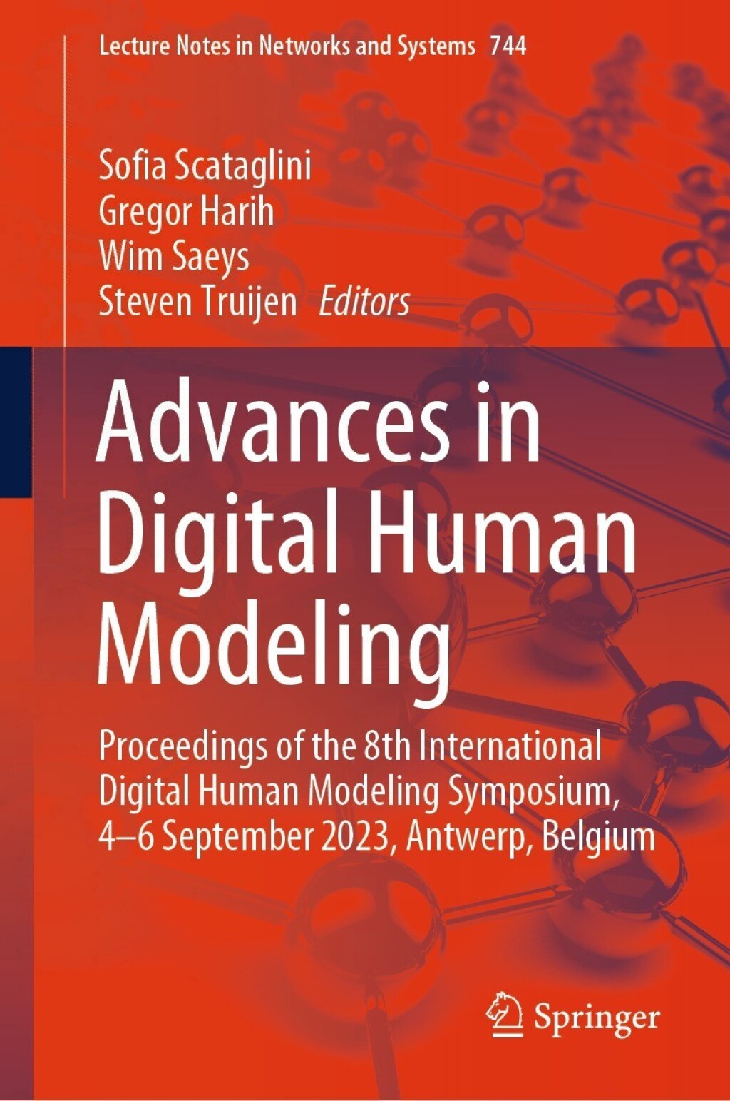 Advances in Digital Human Modeling Proceedings of the 8th International Digital Human Modeling Symposium, 4-6 September 2023, Antwerp, Belgium