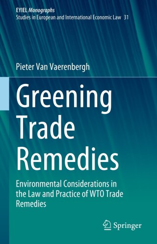 Cover image: Greening Trade Remedies 9783031381713