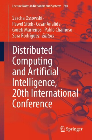 Omslagafbeelding: Distributed Computing and Artificial Intelligence, 20th International Conference 9783031383328