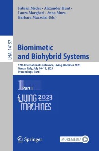 Cover image: Biomimetic and Biohybrid Systems 9783031388569