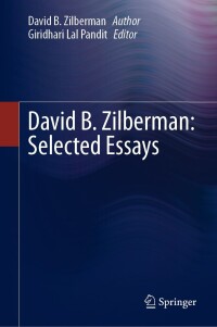 Omslagafbeelding: David B. Zilberman: Selected Essays 9783031389085