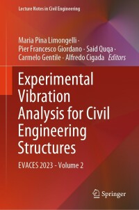 Cover image: Experimental Vibration Analysis for Civil Engineering Structures 9783031391163