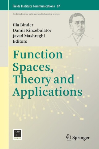 صورة الغلاف: Function Spaces, Theory and Applications 9783031392696