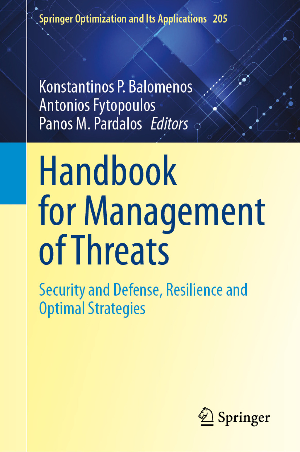 Handbook for Management of Threats Security and Defense, Resilience and Optimal Strategies