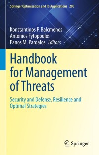 Cover image: Handbook for Management of Threats 9783031395413